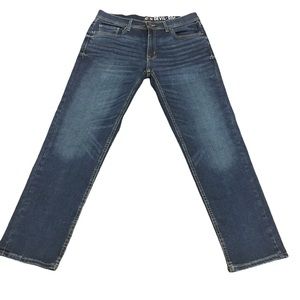 Devil Dog Dungarees, Men’s AVERY Dark Wash, Athletic Fit, Tapered Leg Jeans